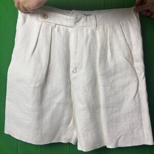 Todd Snyder White 100% Linen Shorts NWT Retail $298 — Size 33